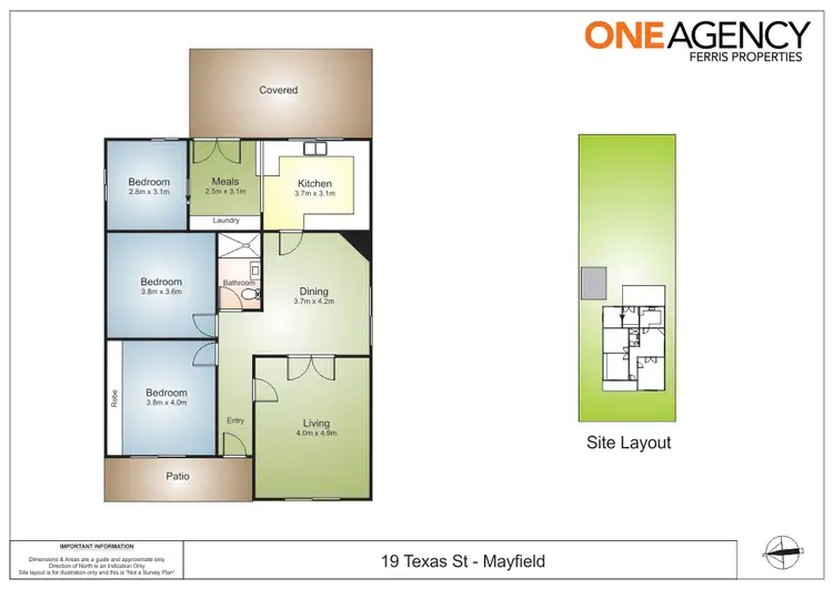 Floorplan of Homely house listing, 19 Texas Street, Mayfield NSW 2304