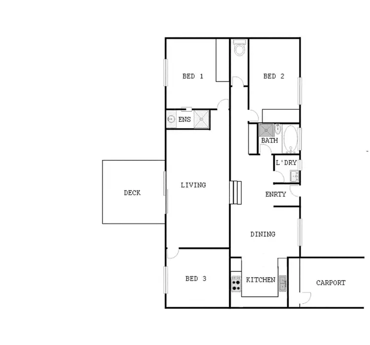 Floorplan of Homely townhouse listing, 23/43 Kirkland Circuit, Macgregor ACT 2615