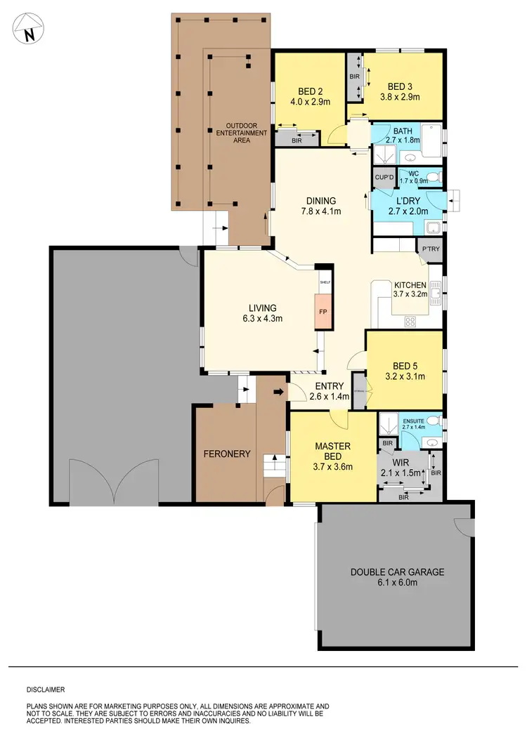 Floorplan of Homely house listing, 42 Langstaffe Drive, Wendouree VIC 3355