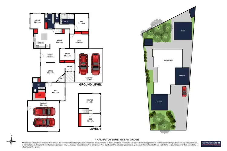 Floorplan of Homely house listing, 7 Halibut Avenue, Ocean Grove VIC 3226