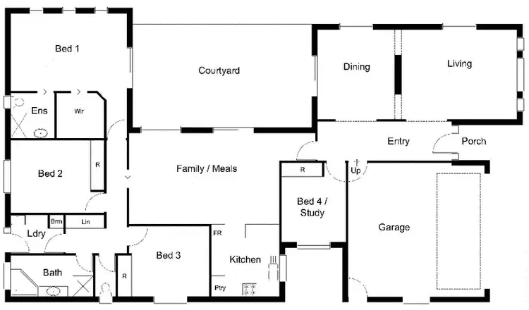 Floorplan of Homely house listing, Address available on request