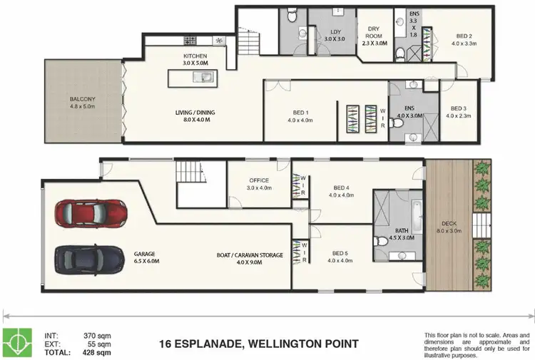 Floorplan of Homely house listing, 16 Esplanade Esplanade, Wellington Point QLD 4160