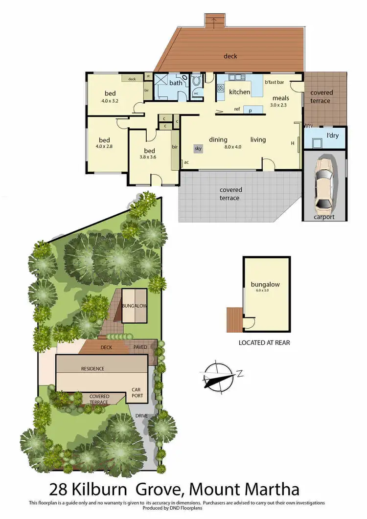Floorplan of Homely house listing, 28 Kilburn Grove, Mount Martha VIC 3934