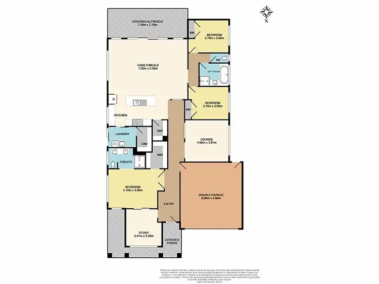 Floorplan of Homely house listing, 18 Naomi Street, Pakenham VIC 3810