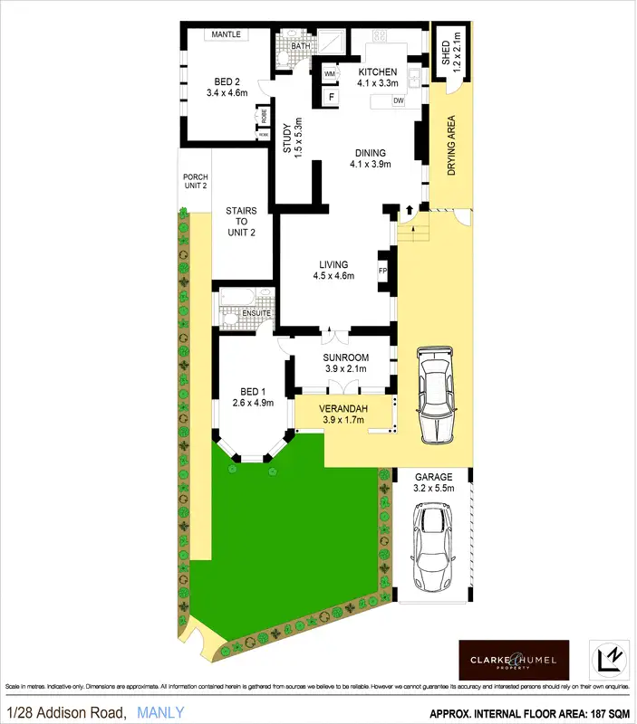 Floorplan of Homely apartment listing, 1/28 Addison Road, Manly NSW 2095