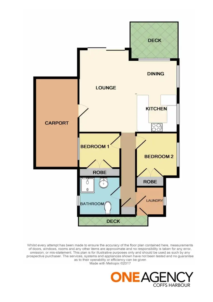 Floorplan of Homely villa listing, 27B Apollo Drive, Coffs Harbour NSW 2450