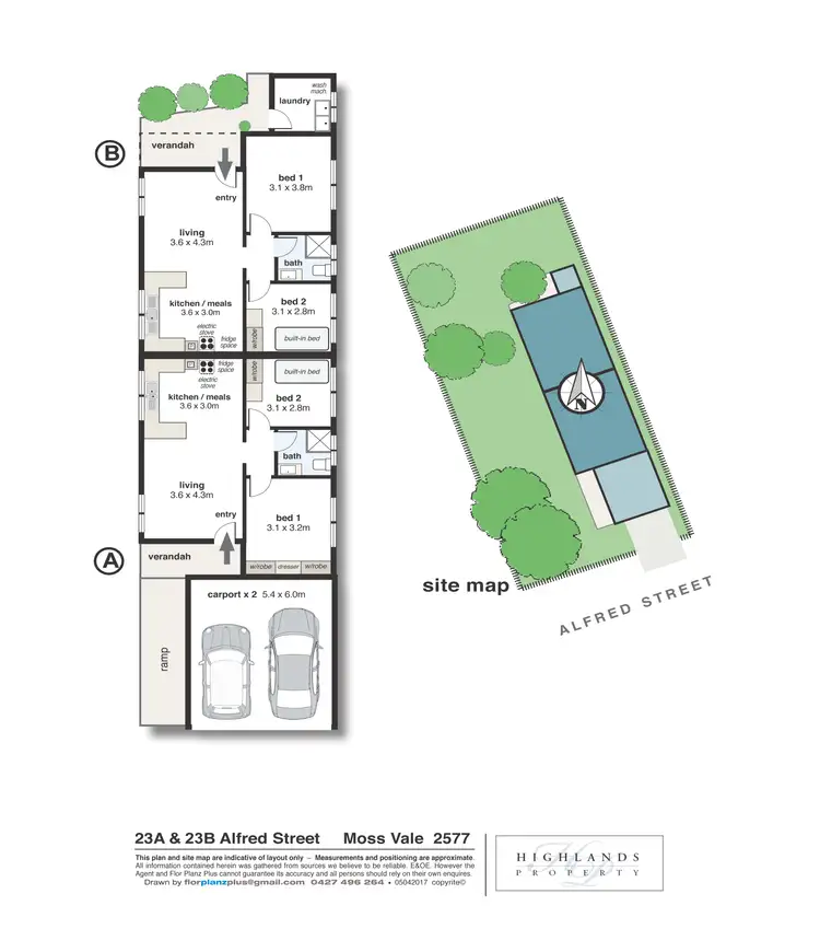 Floorplan of Homely unit listing, 23B Alfred Street, Mittagong NSW 2575
