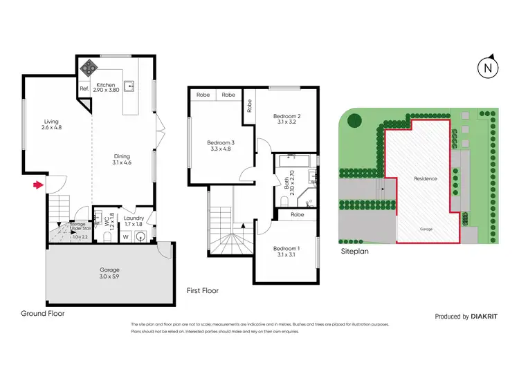 Floorplan of Homely house listing, 6 Wilkinson Street, Reservoir VIC 3073