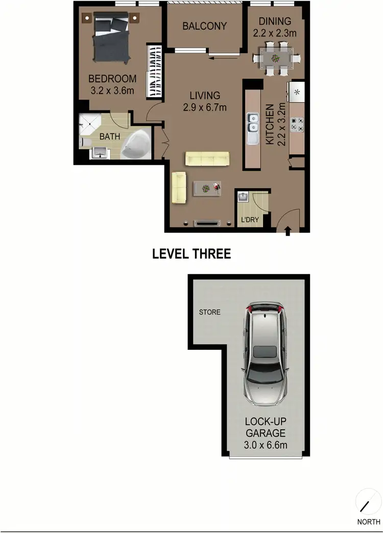 Floorplan of Homely apartment listing, 110/12 Dora Street, Hurstville NSW 2220