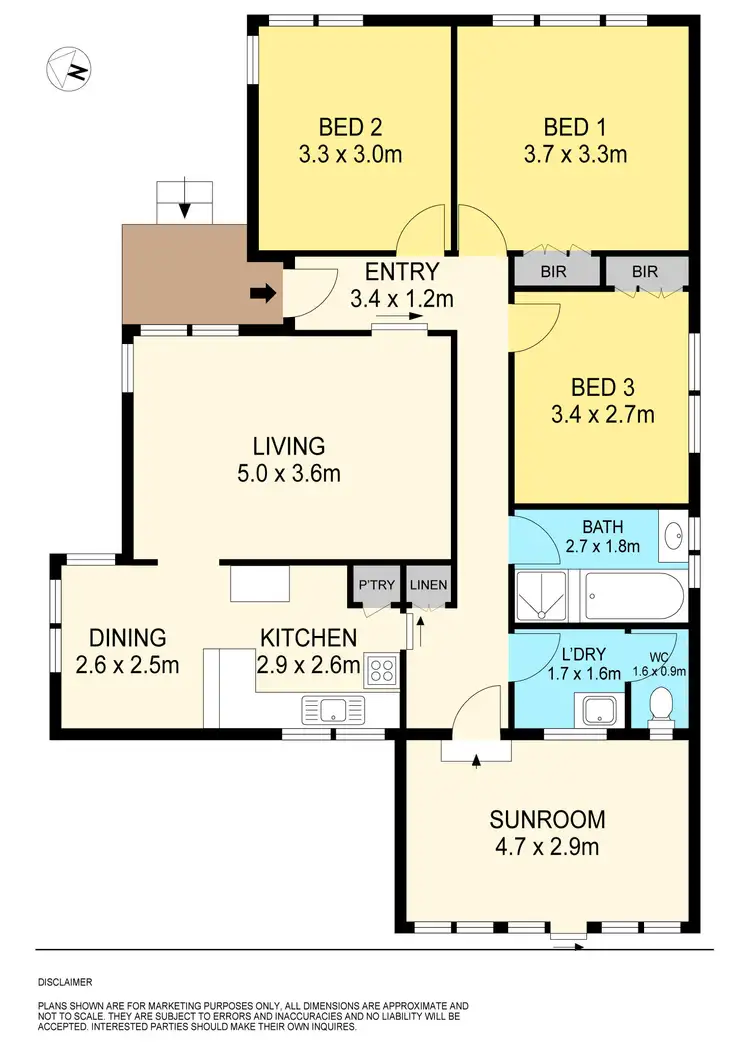 Floorplan of Homely house listing, 5 Malmesbury Street, Wendouree VIC 3355