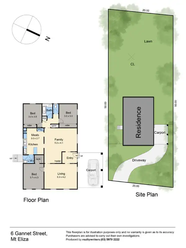 Floorplan of Homely house listing, 6 Gannet Street, Mount Eliza VIC 3930