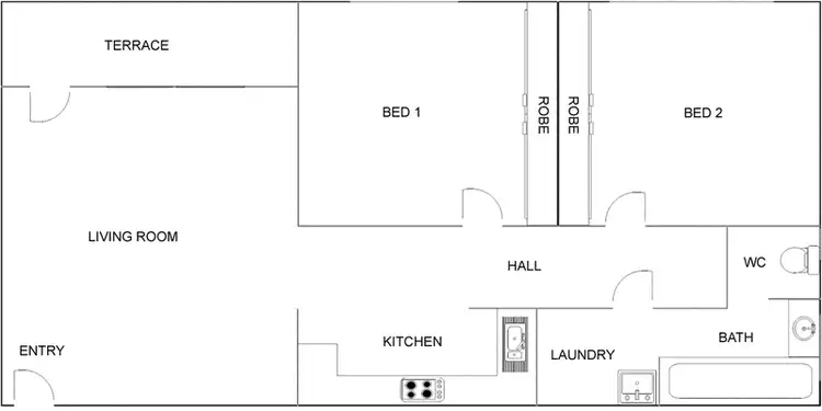 Floorplan of Homely unit listing, 9/179 Melrose Drive, Lyons ACT 2606