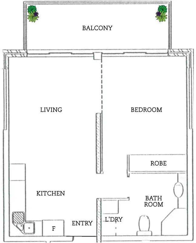 Floorplan of Homely apartment listing, 22/50 Bluebell Street, O'connor ACT 2602