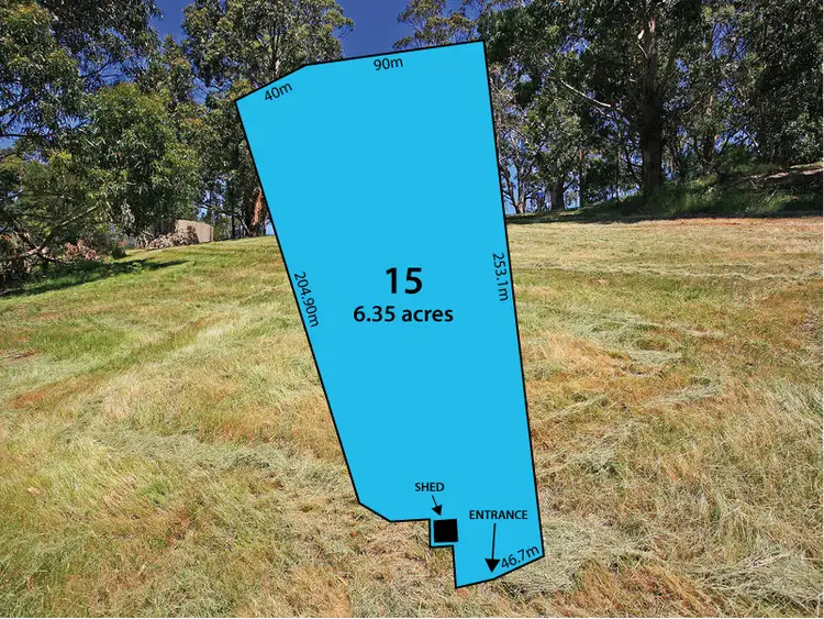 Floorplan of Homely land listing, 15 Cora Lynn Court, Lorne VIC 3232