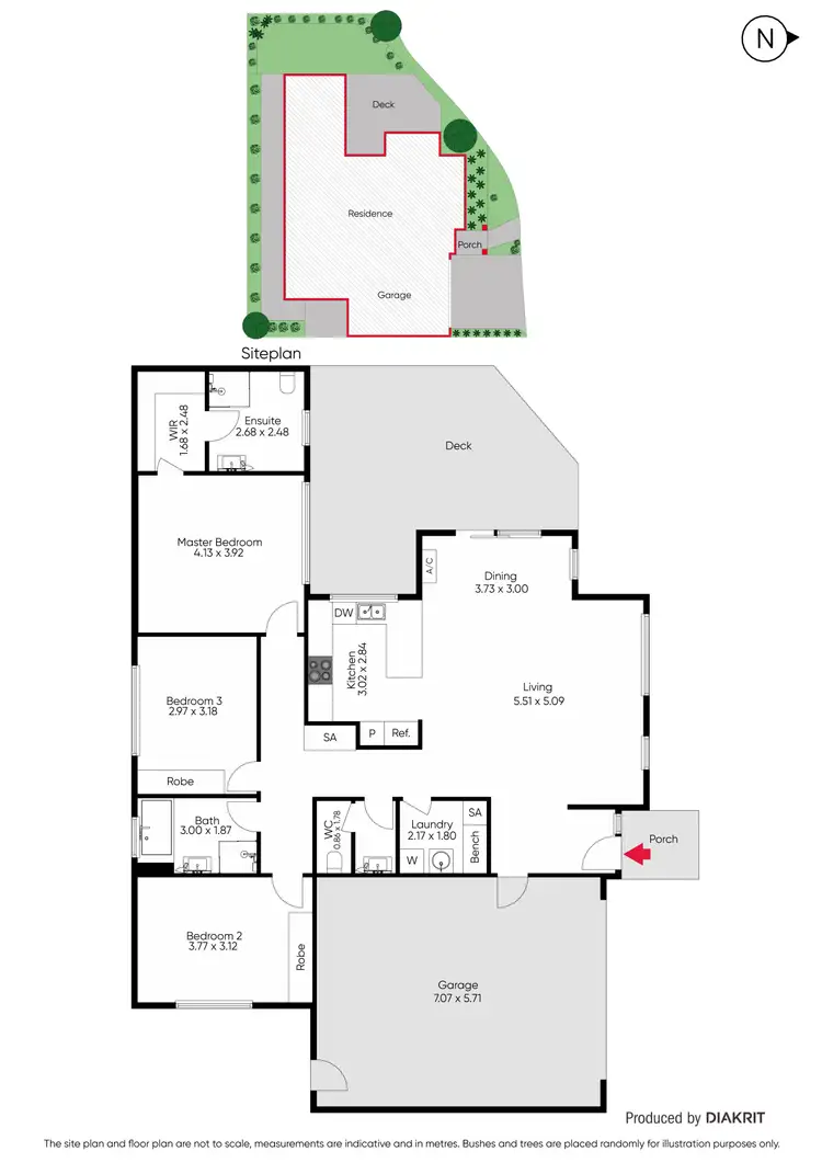 Floorplan of Homely townhouse listing, 1/46 Molesworth Street, Seaford VIC 3198