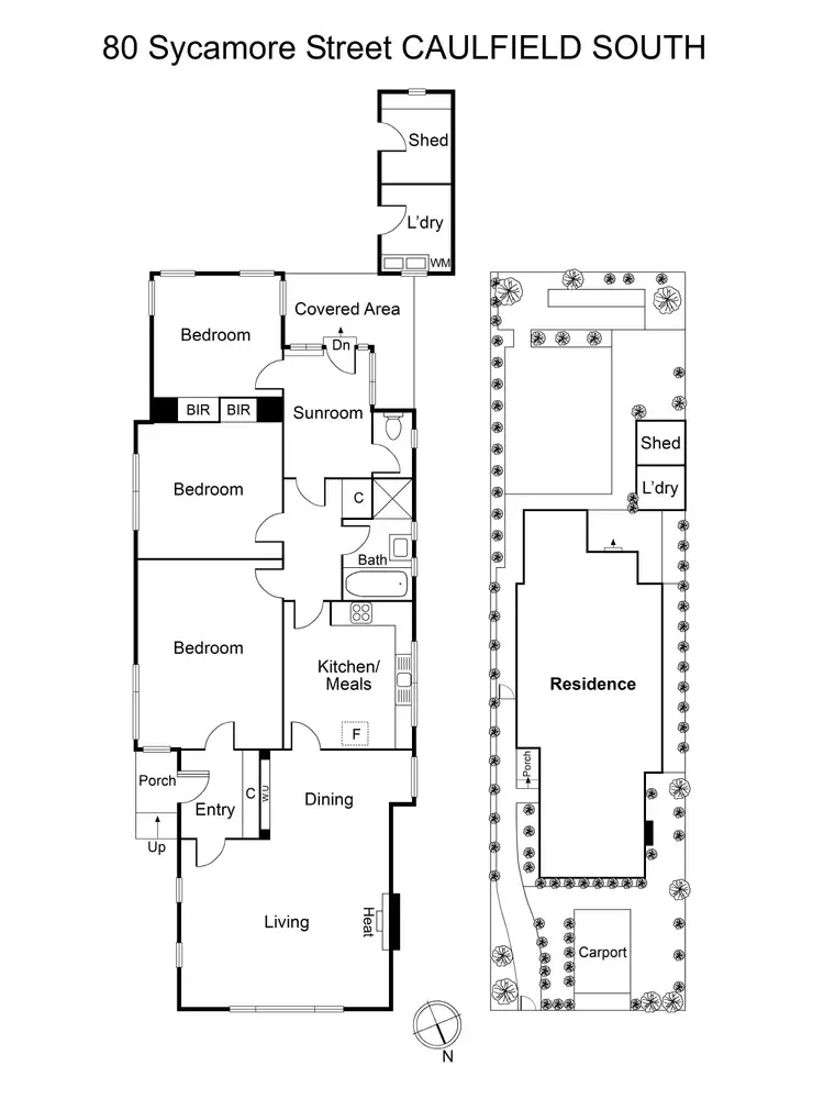 Floorplan of Homely house listing, 80 Sycamore Street, Caulfield South VIC 3162
