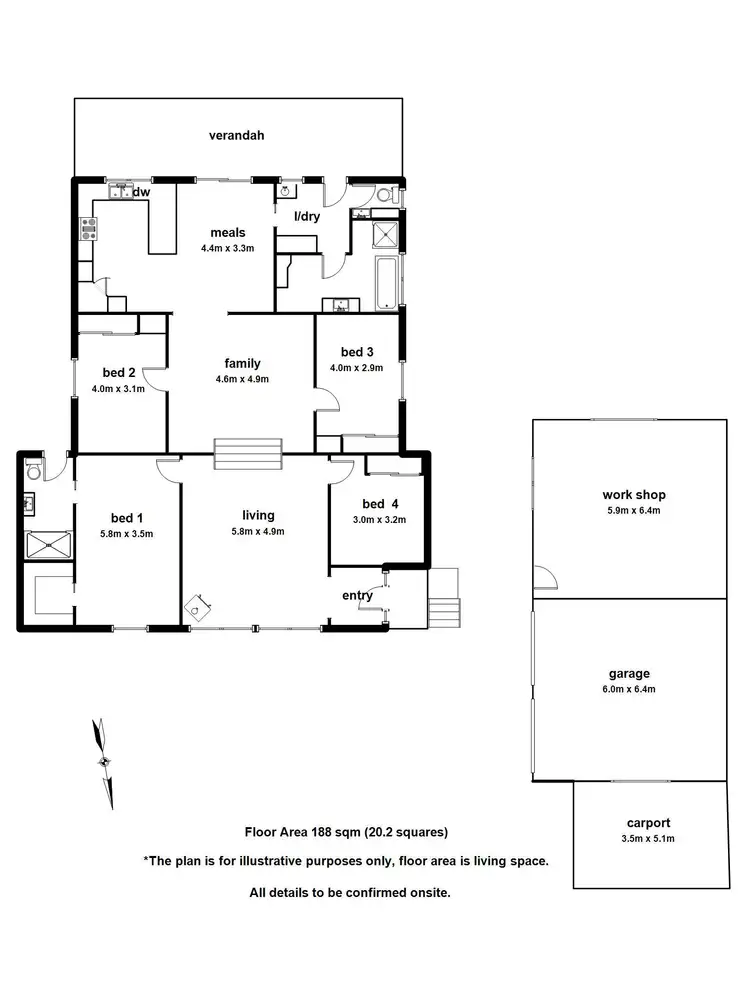 Floorplan of Homely house listing, 86 Park Drive, Belgrave VIC 3160