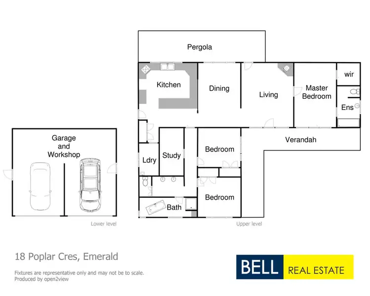 Floorplan of Homely house listing, 18 Poplar Crescent, Emerald VIC 3782