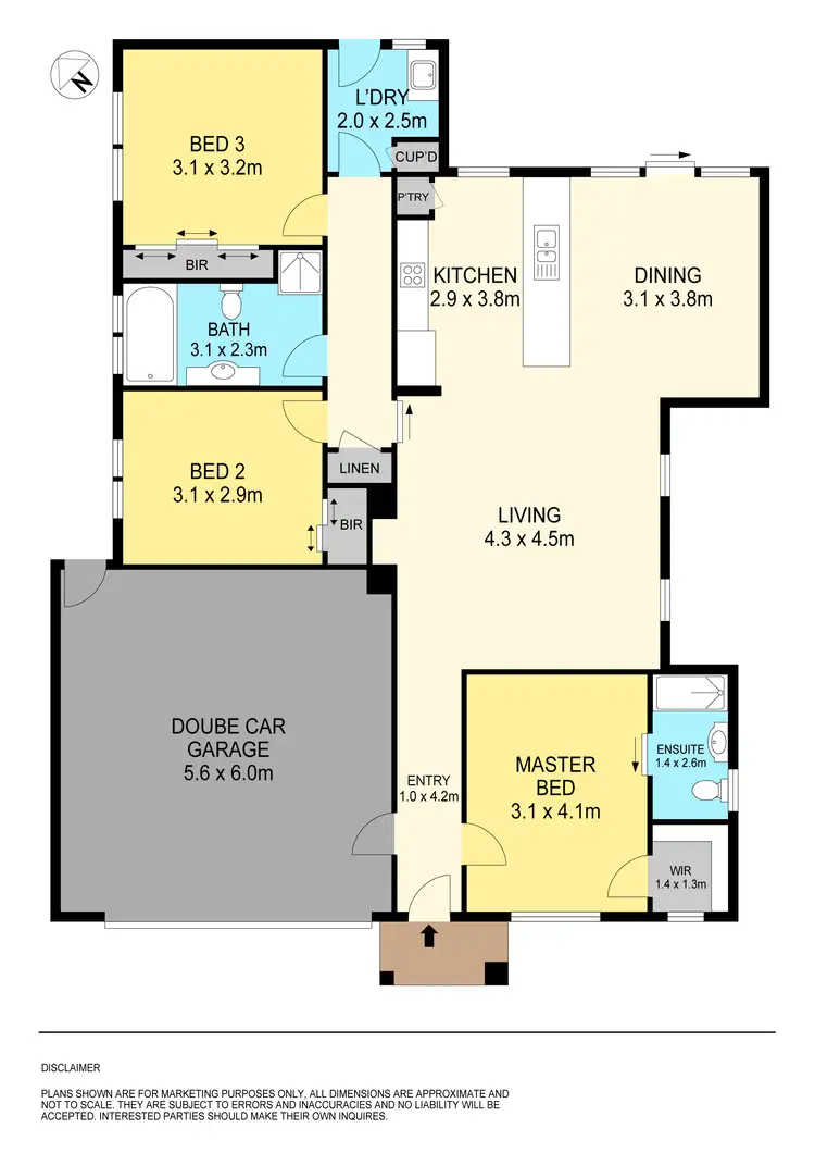 Floorplan of Homely house listing, 67 McNulty Drive, Wendouree VIC 3355