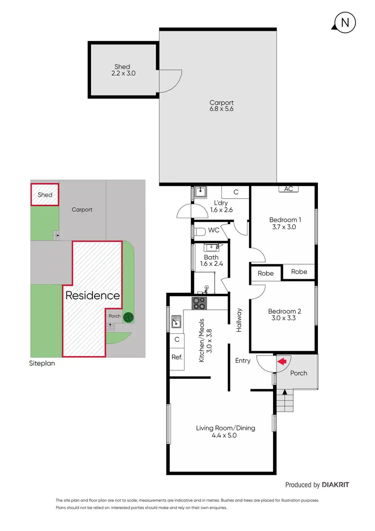 Floorplan of Homely unit listing, 2/11 Deane Street, Frankston VIC 3199