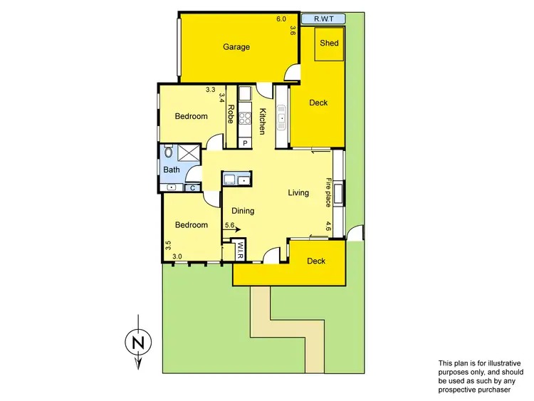 Floorplan of Homely unit listing, 1/5 Moodie Street, Greensborough VIC 3088