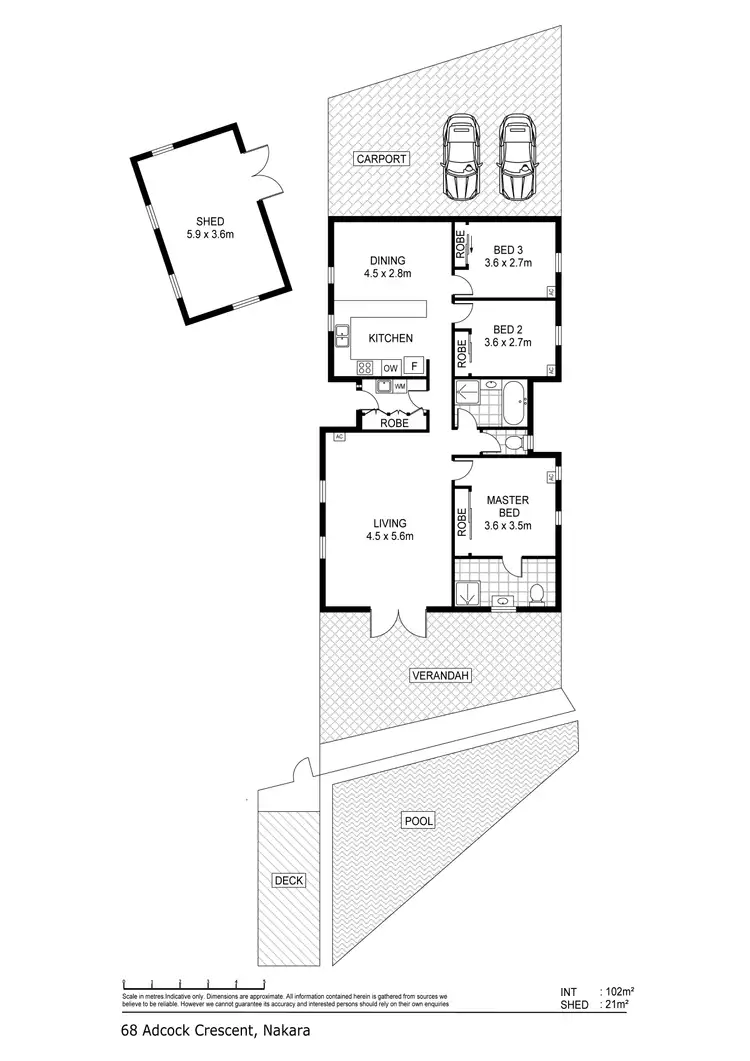 Floorplan of Homely house listing, 68 Adcock Crescent, Nakara NT 810
