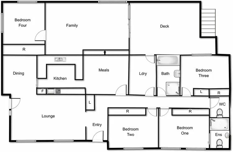 Floorplan of Homely house listing, 6 Merfield Place, Giralang ACT 2617