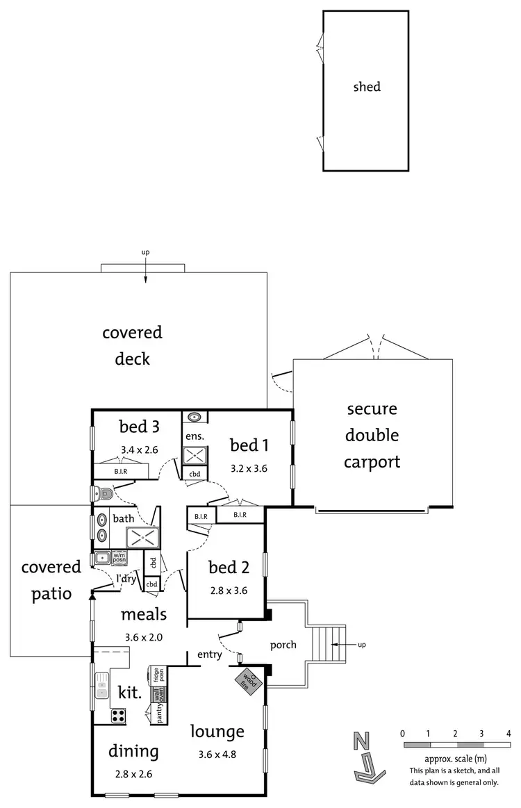 Floorplan of Homely house listing, 12 Landscape Drive, Boronia VIC 3155