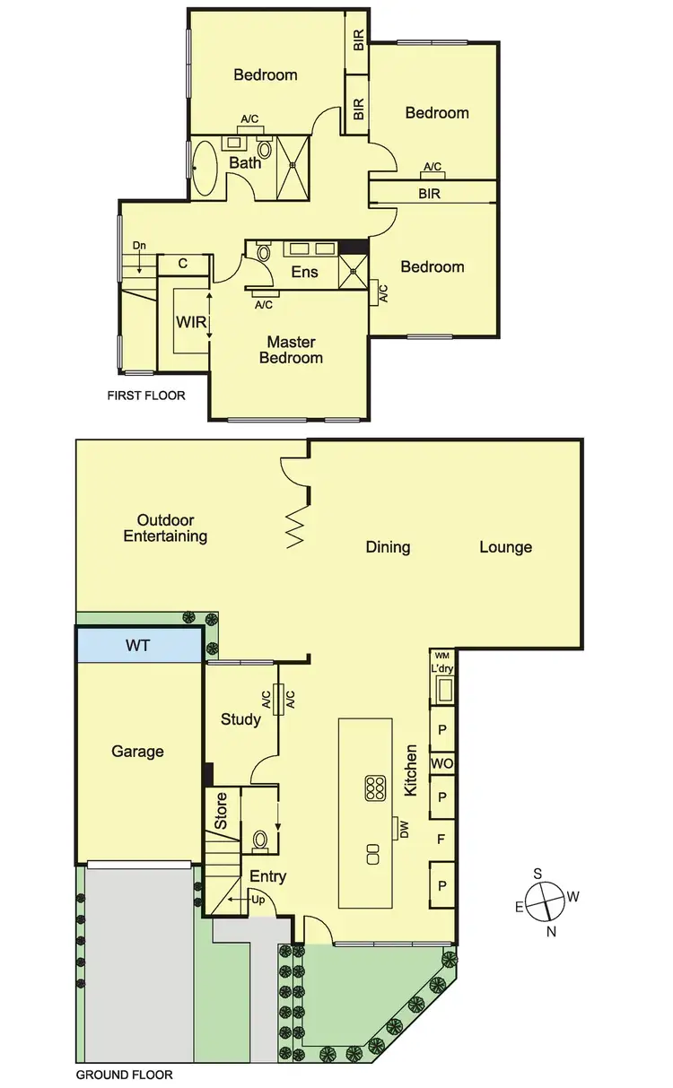 Floorplan of Homely townhouse listing, 2a Rae Street, Bentleigh East VIC 3165