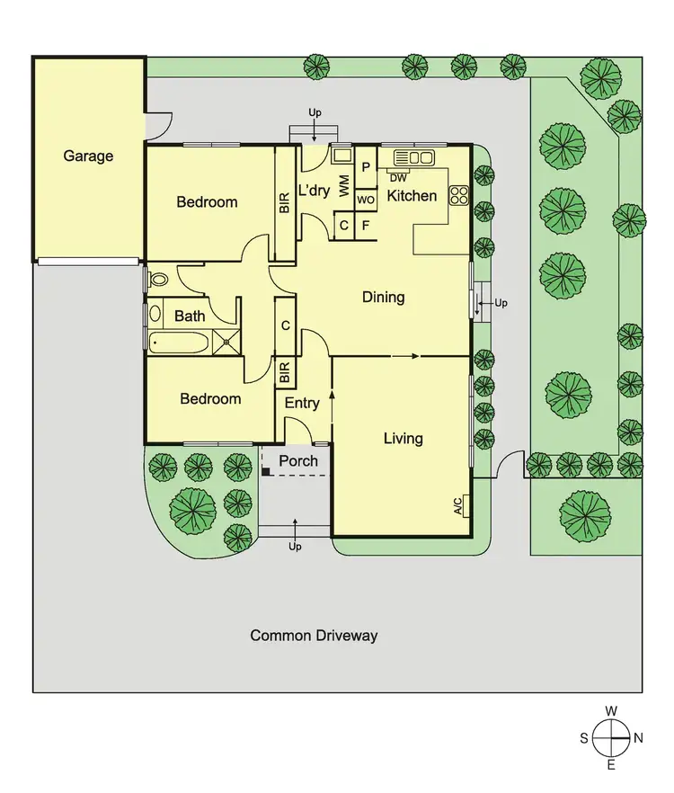 Floorplan of Homely unit listing, 1/49 Coorigil Road, Carnegie VIC 3163