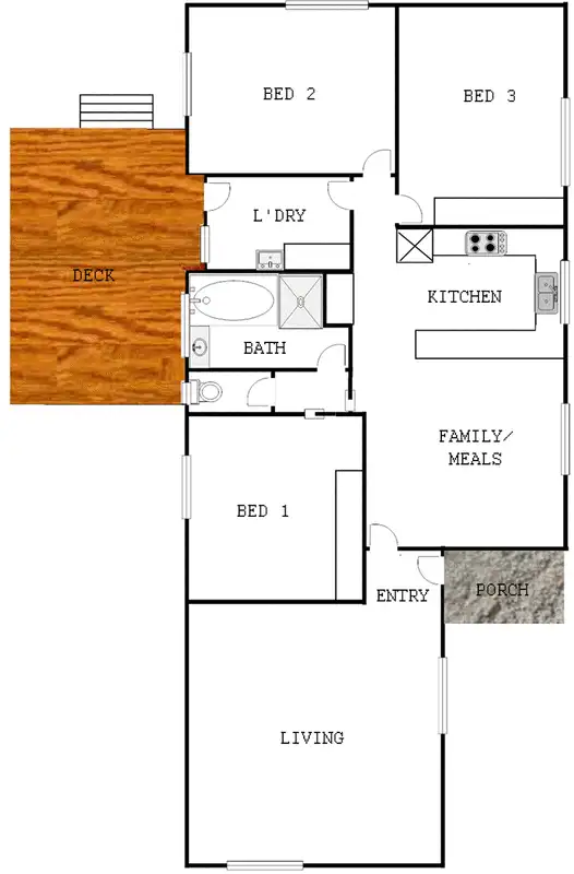 Floorplan of Homely house listing, 6 Noble Place, Flynn ACT 2615