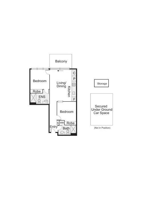 Floorplan of Homely apartment listing, 104/26-28 Broadway, Elwood VIC 3184