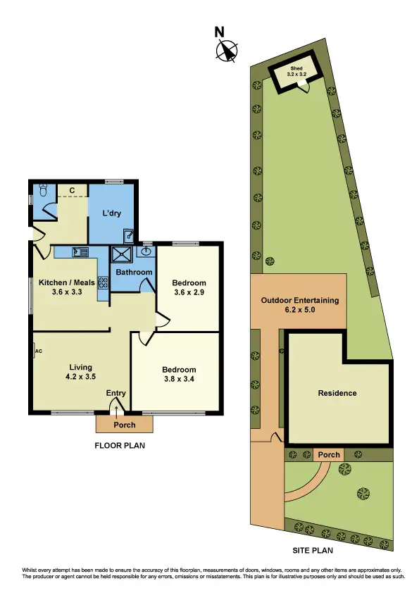 Floorplan of Homely house listing, 104 Champion Road, Newport VIC 3015