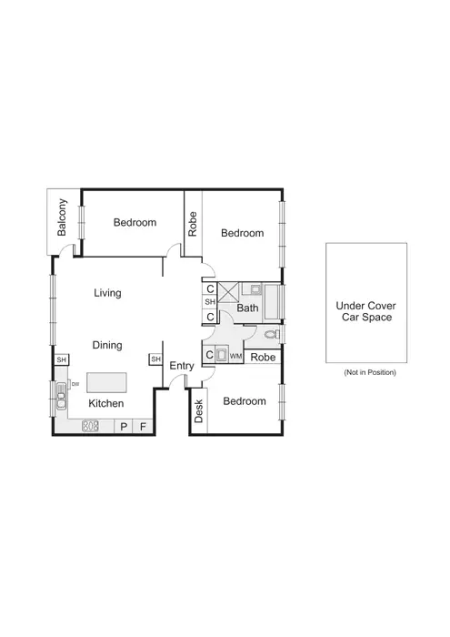 Floorplan of Homely apartment listing, 4/95 Addison Street, Elwood VIC 3184