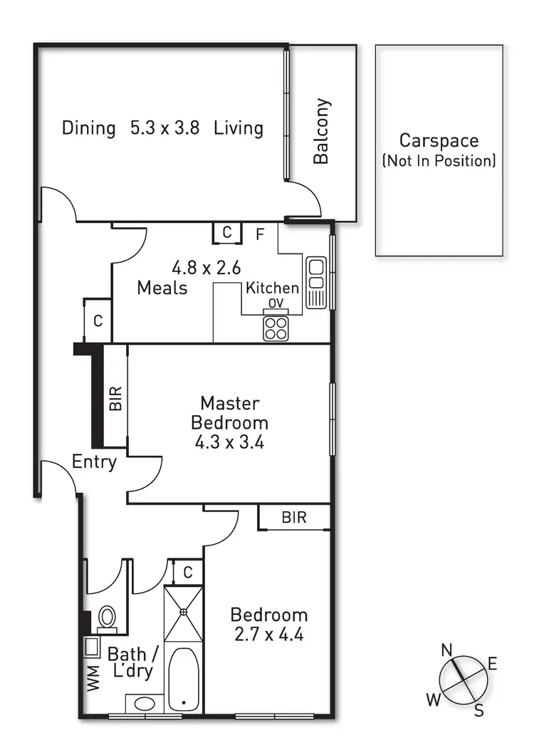 Floorplan of Homely apartment listing, 4/31 Claremont Avenue, Malvern VIC 3144