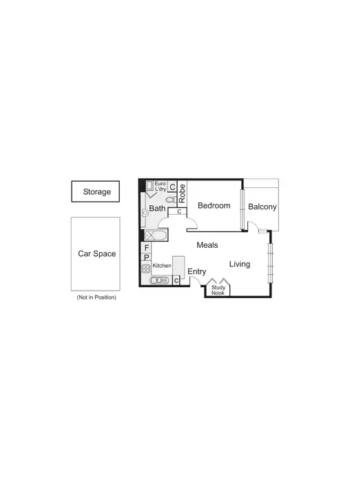 Floorplan of Homely apartment listing, 22/50 Johnston Street, Port Melbourne VIC 3207
