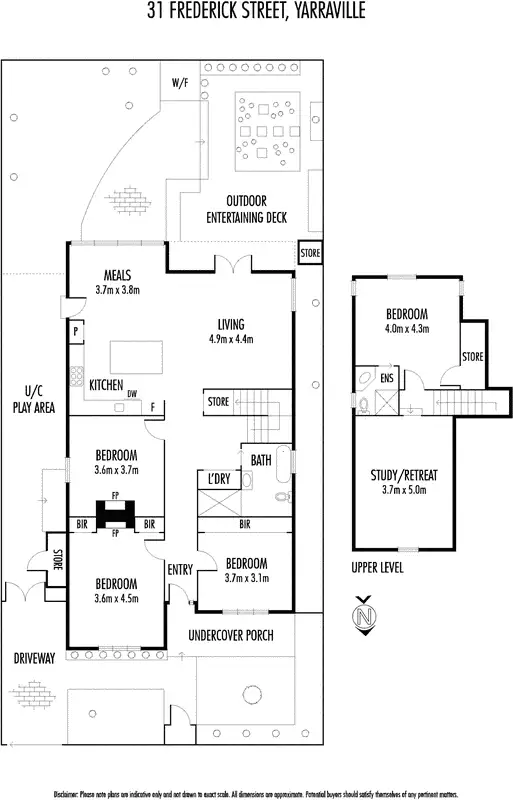 Floorplan of Homely house listing, 31 Frederick Street, Yarraville VIC 3013