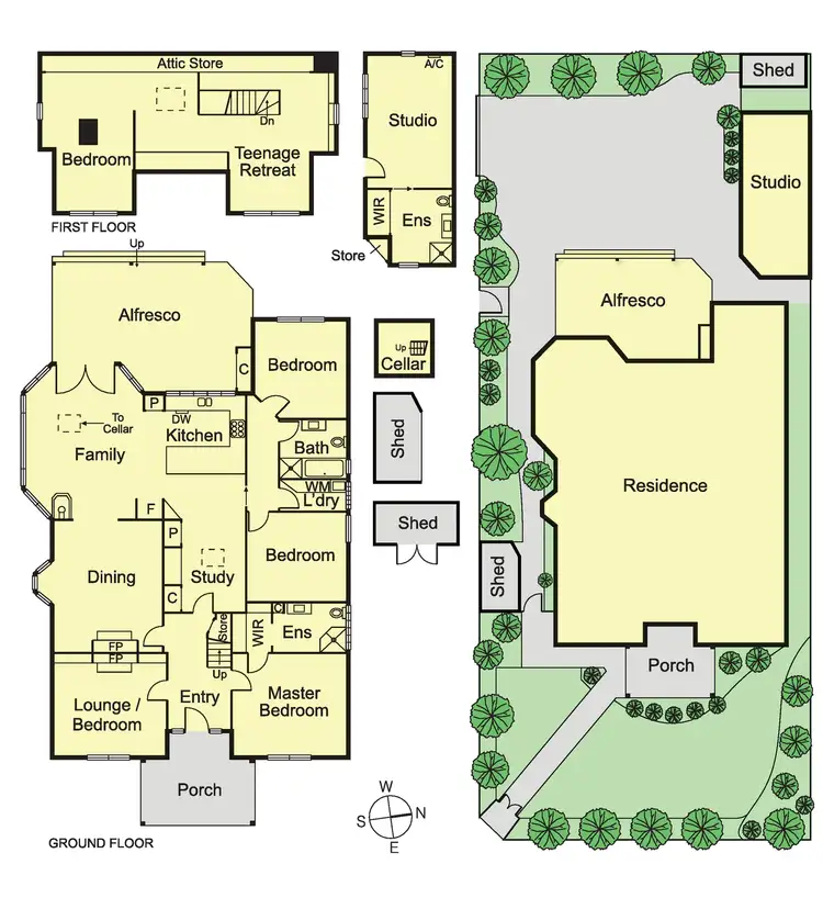 Floorplan of Homely house listing, 201 Kambrook Road, Caulfield VIC 3162