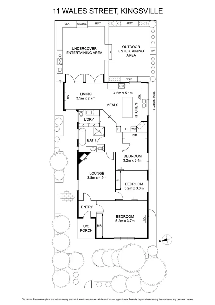 Floorplan of Homely house listing, 11 Wales Street, Kingsville VIC 3012