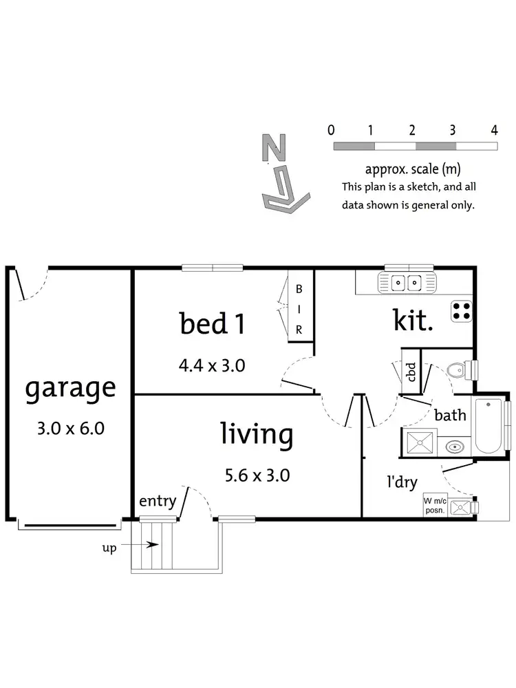 Floorplan of Homely unit listing, 2/171 Cape Street, Heidelberg VIC 3084