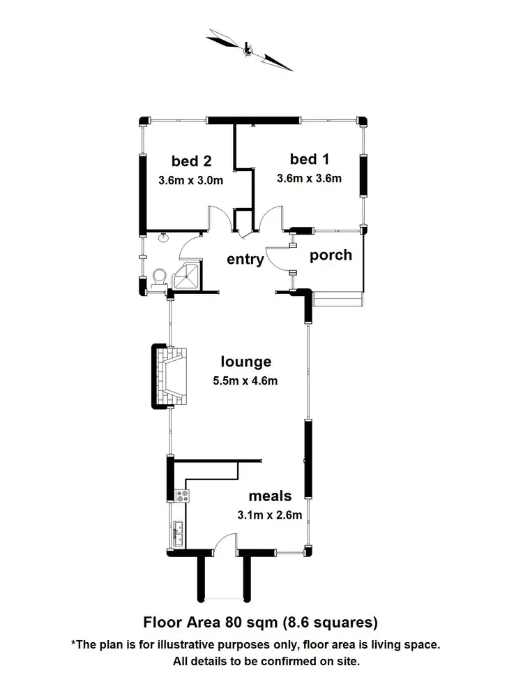 Floorplan of Homely house listing, 52 Inverness Road, Kalorama VIC 3766