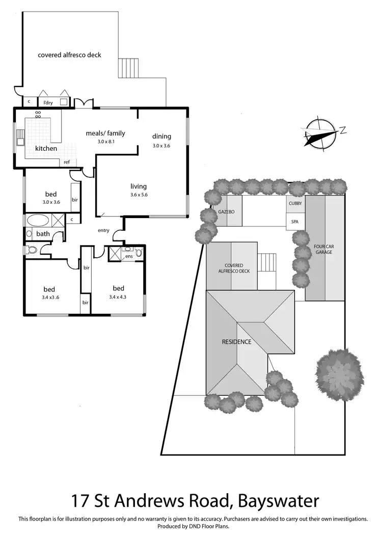 Floorplan of Homely house listing, 17 St Andrews Road, Bayswater VIC 3153