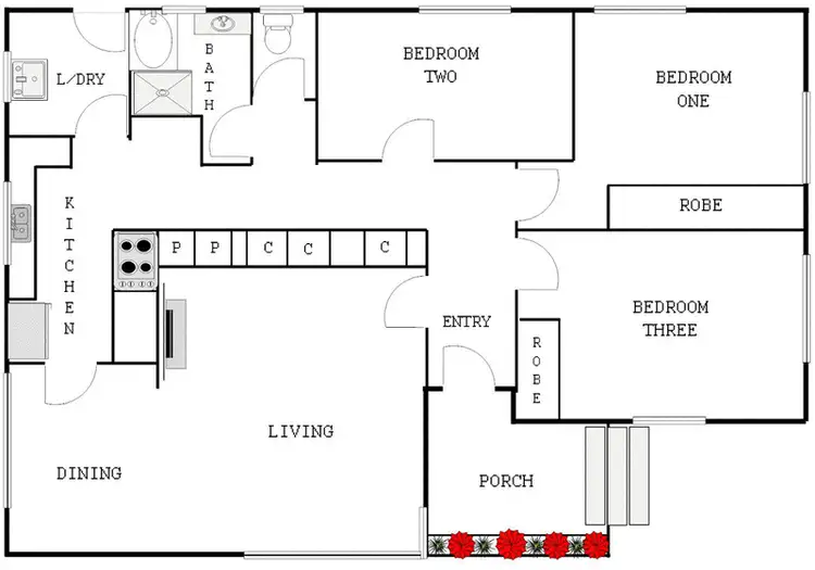 Floorplan of Homely house listing, 25 Warramoo Crescent, Narrabundah ACT 2604