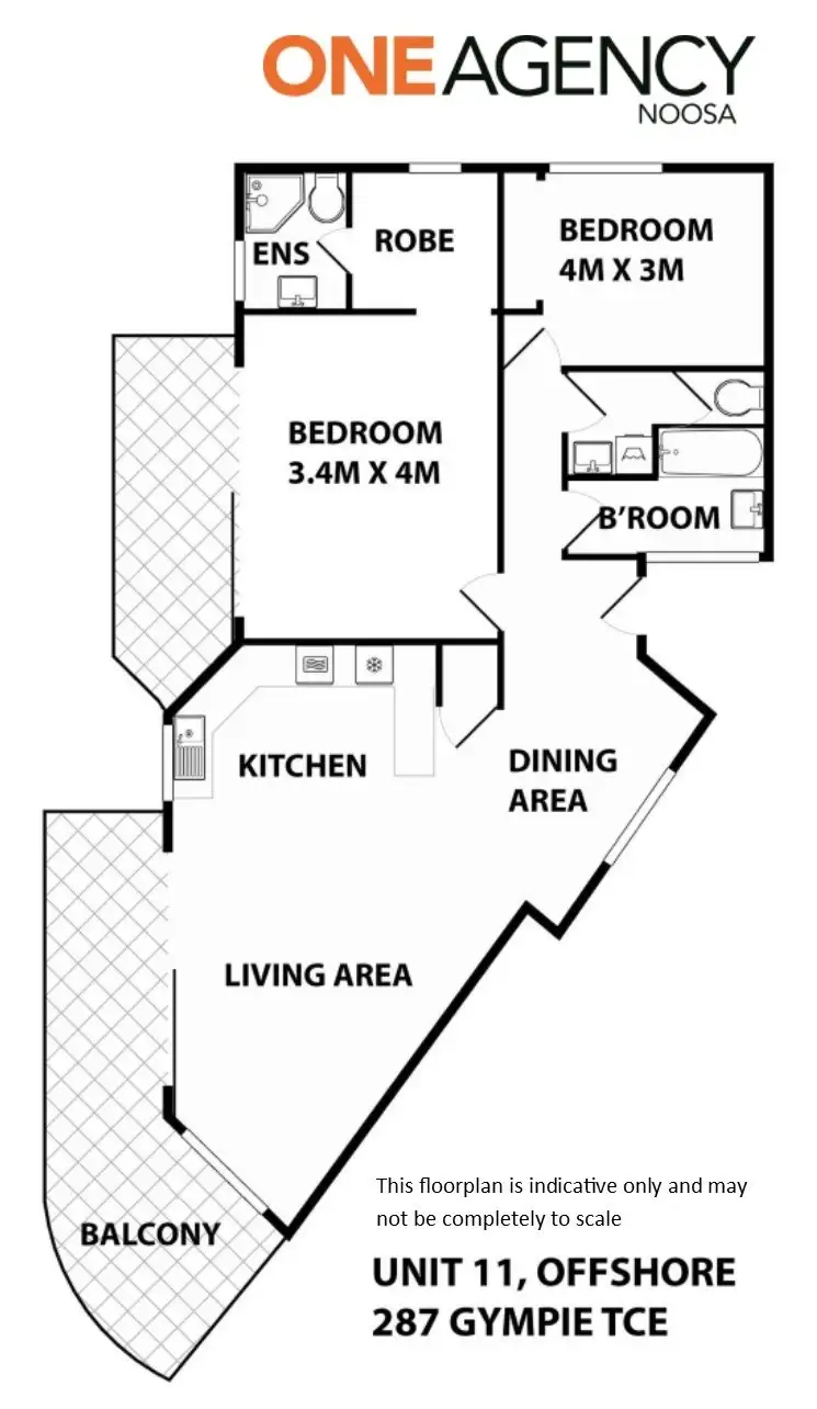 Floorplan of Homely unit listing, 11/287 Gympie Terrace, Noosaville QLD 4566