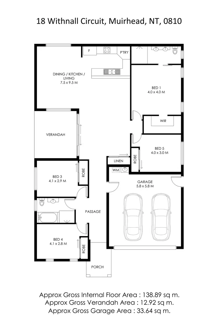 Floorplan of Homely house listing, 18 Withnall Circuit, Muirhead NT 810