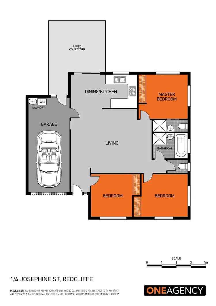Floorplan of Homely villa listing, 1/4 Josephine Street, Redcliffe QLD 4020