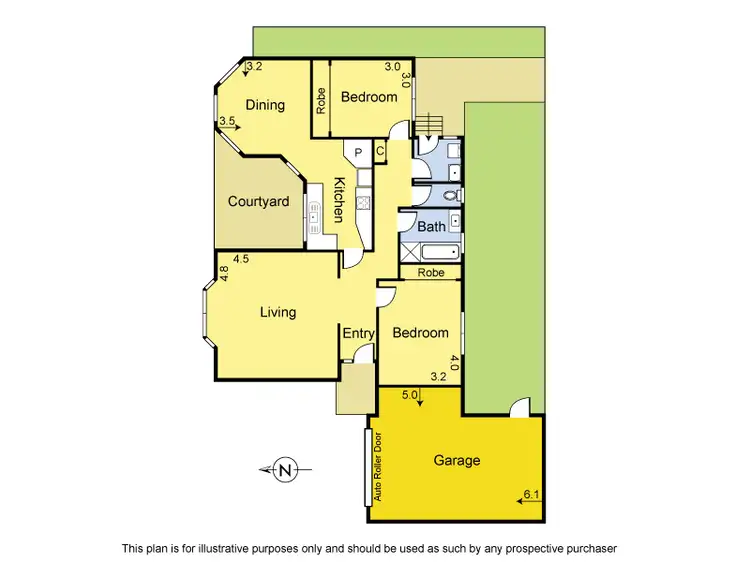 Floorplan of Homely unit listing, 2/5 McDowell Street, Greensborough VIC 3088