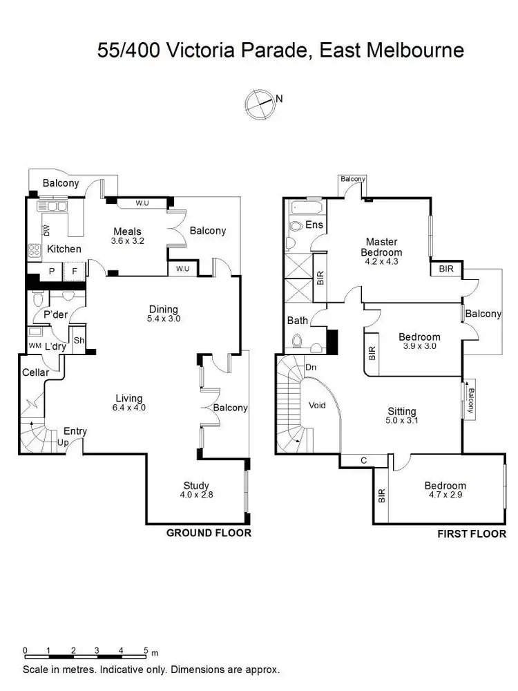 Floorplan of Homely apartment listing, 55/400 Victoria Parade, East Melbourne VIC 3002