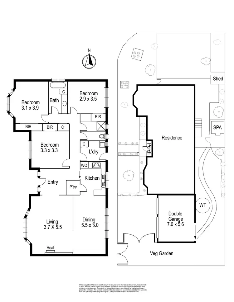 Floorplan of Homely house listing, 16 Donach Crescent, Bundoora VIC 3083