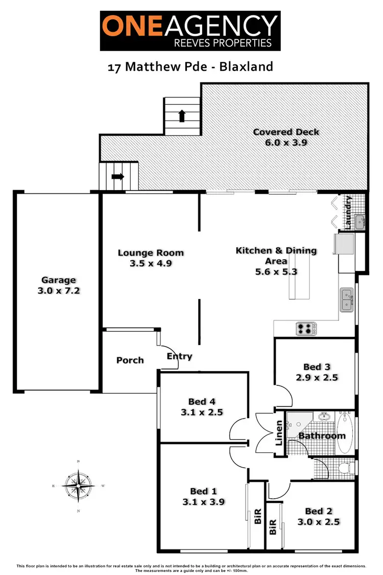Floorplan of Homely house listing, 17 Matthew Parade, Blaxland NSW 2774